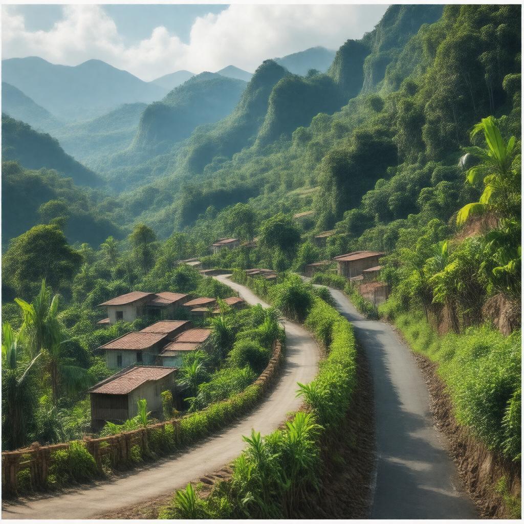 Click to view larger image AI-created image of Ruta de Las Flores