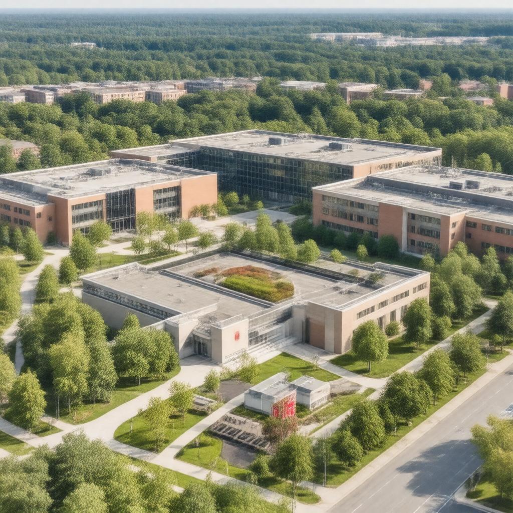 Click to view larger image AI-created image of Rutgers Biomedical and Health Sciences