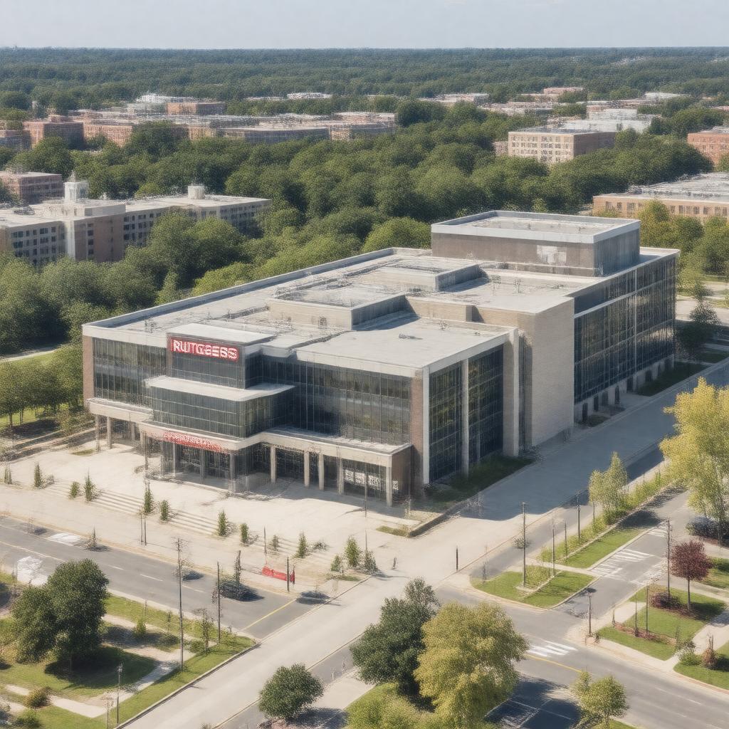 AI-created image of Rutgers Business School-Newark