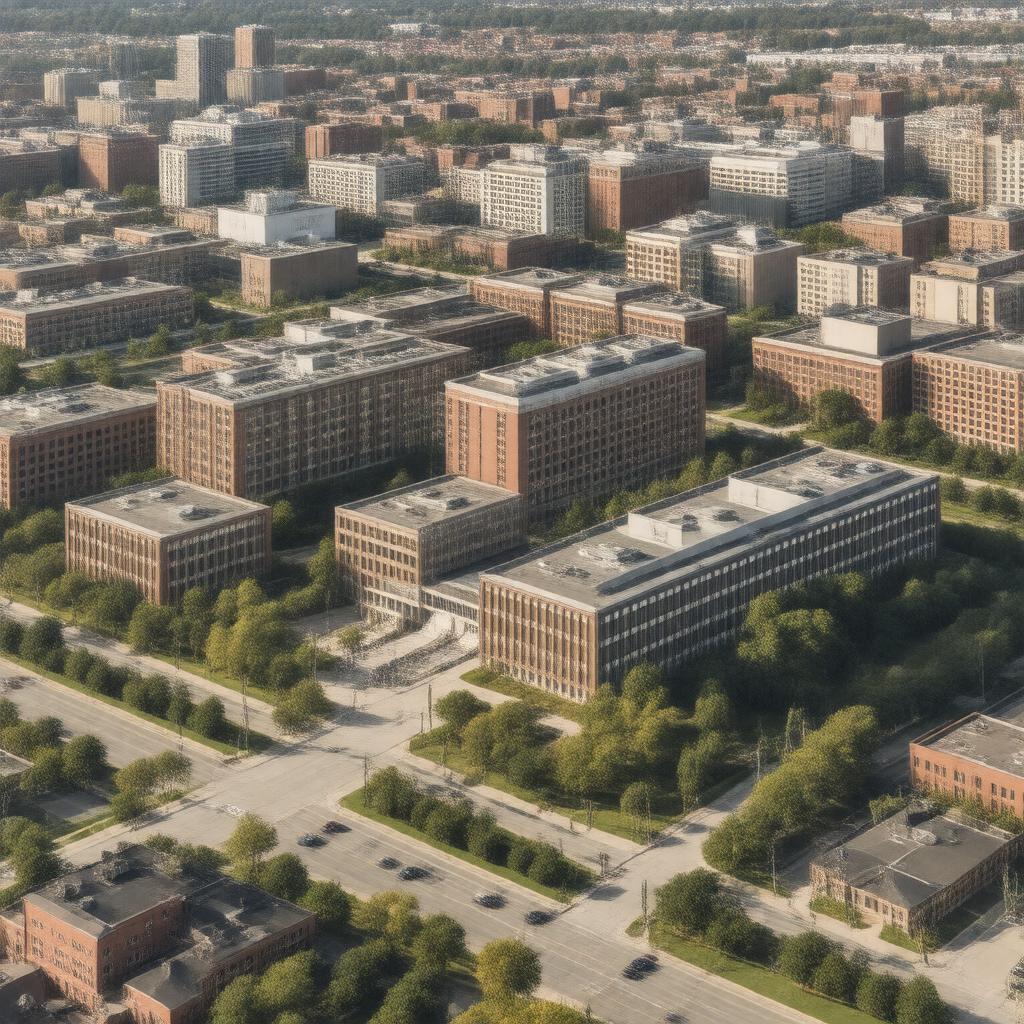AI-created image of Rutgers New Jersey Medical School