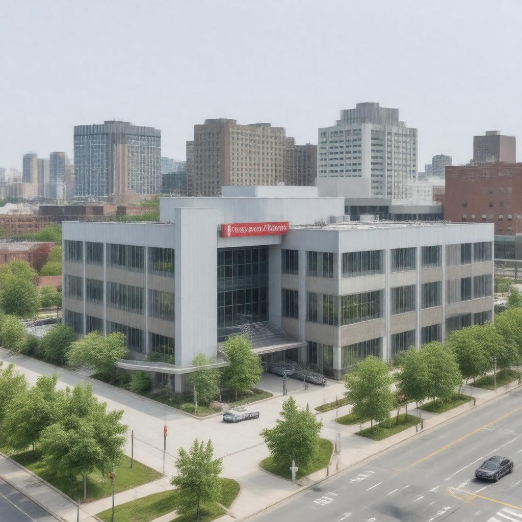 Click to view larger image AI-created image of Rutgers School of Nursing–Camden