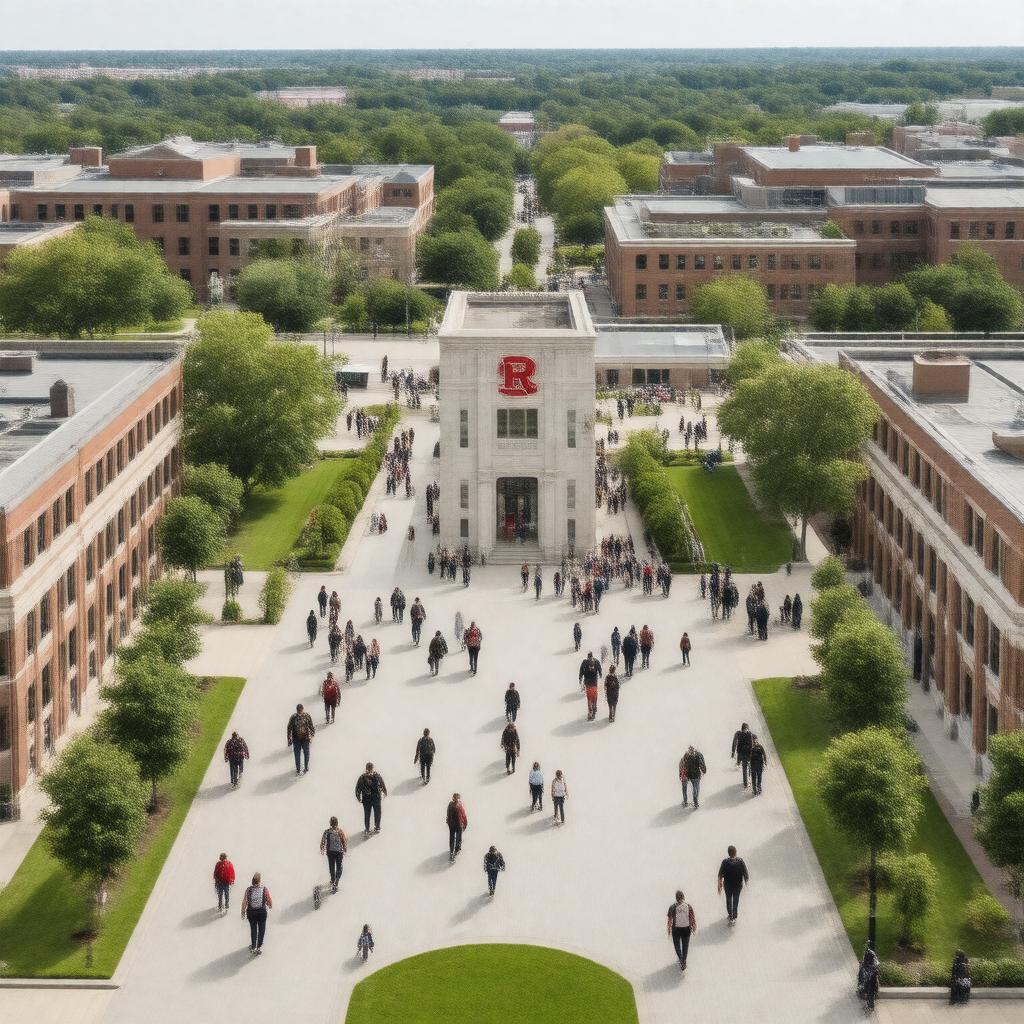 AI-created image of Rutgers University–Camden