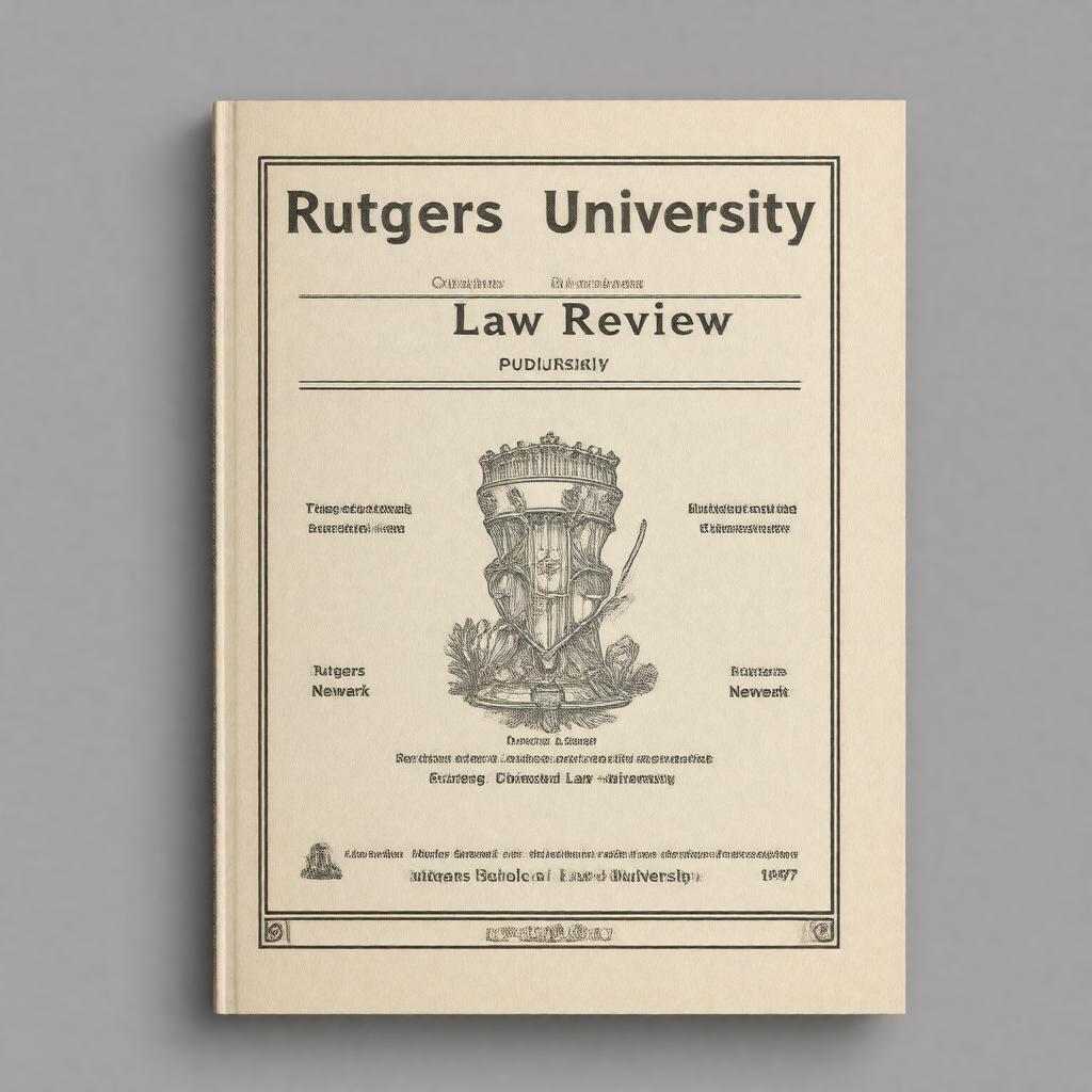 AI-created image of Rutgers University Law Review