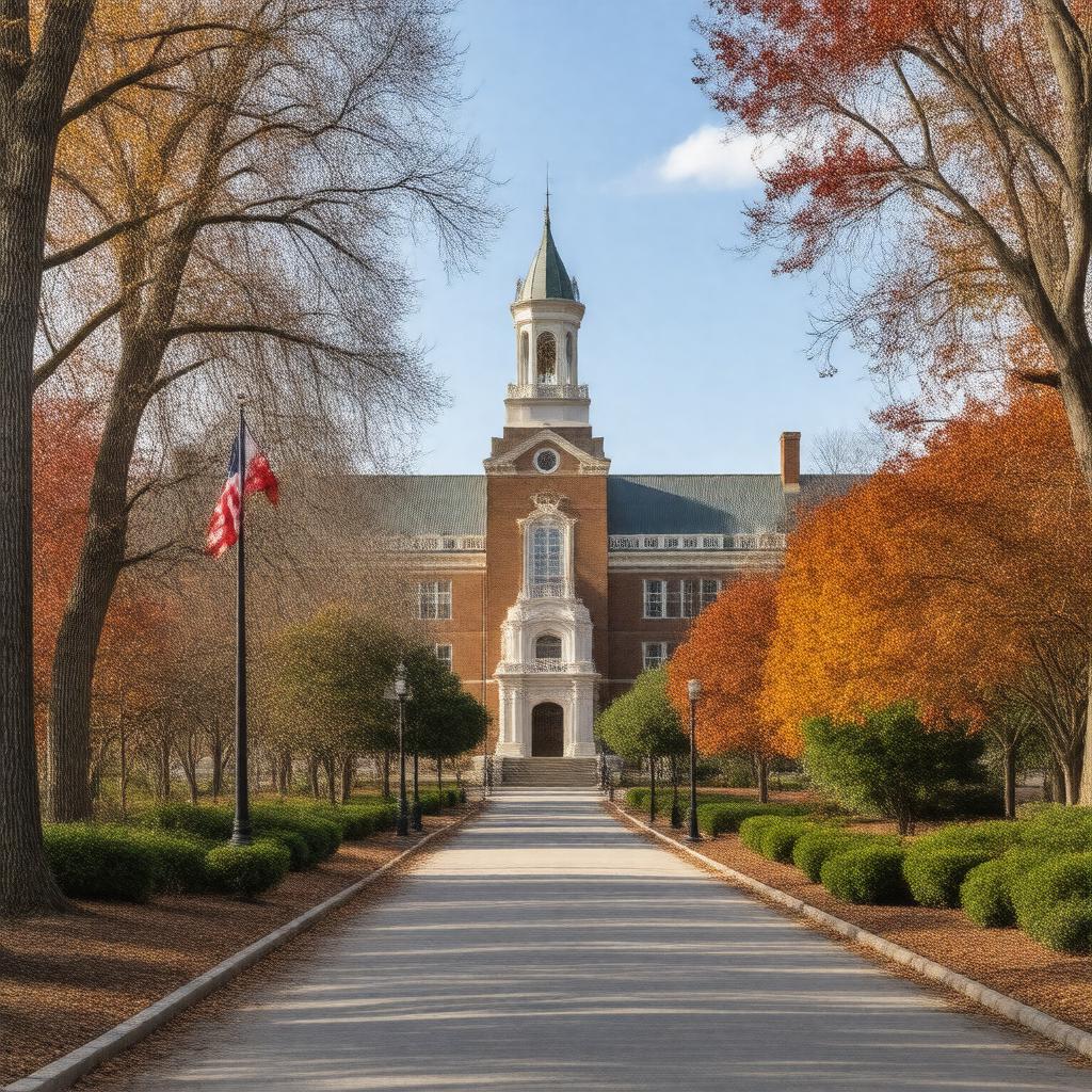 AI-created image of Rutgers University