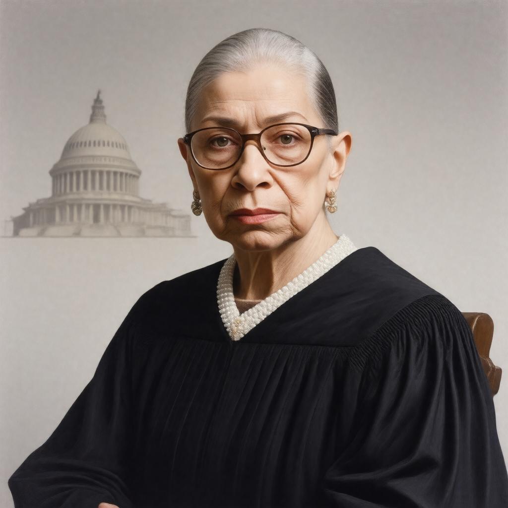 AI-created image of Ruth Bader Ginsburg