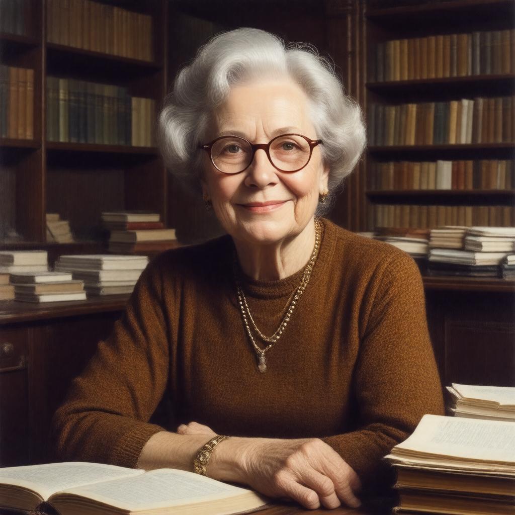 AI-created image of Ruth Hubbard