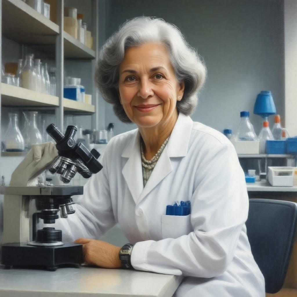 AI-created image of Ruth Kirschstein