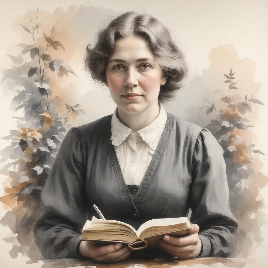 Click to view larger image AI-created image of Ruth Mary Brooke