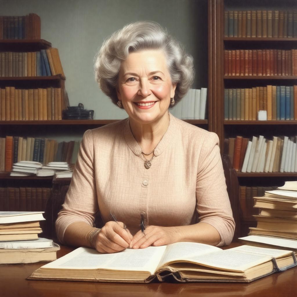 AI-created image of Ruth Washburn