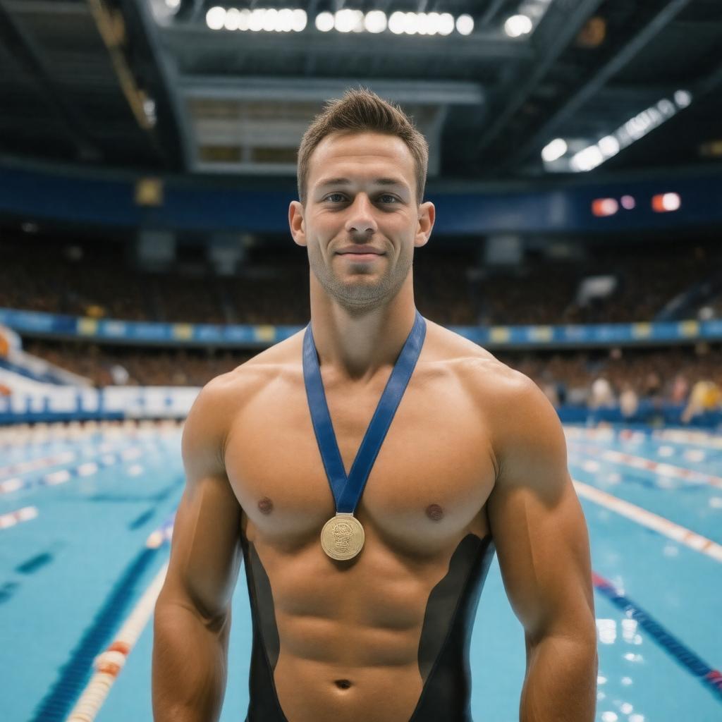 AI-created image of Ryan Lochte