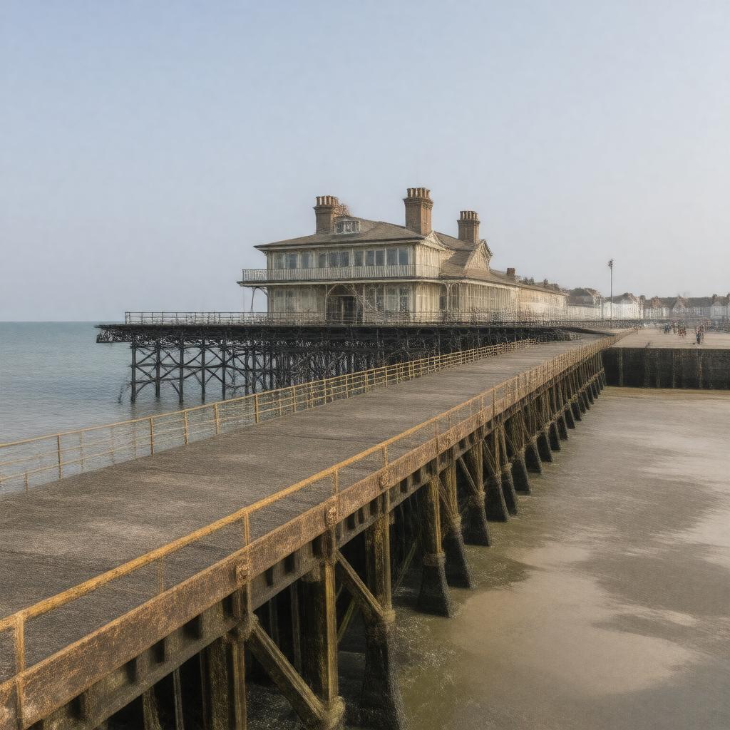 Click to view larger image AI-created image of Ryde Pier