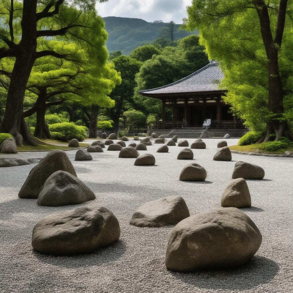 Click to view larger image AI-created image of Ryoan-ji