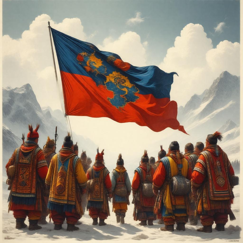 Click to view larger image AI-created image of Sápmi independence movement
