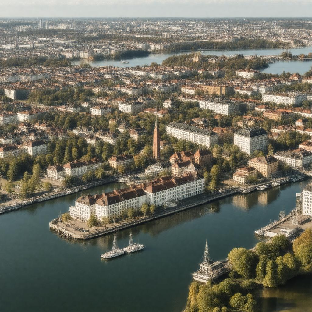 Click to view larger image AI-created image of Södermalm borough