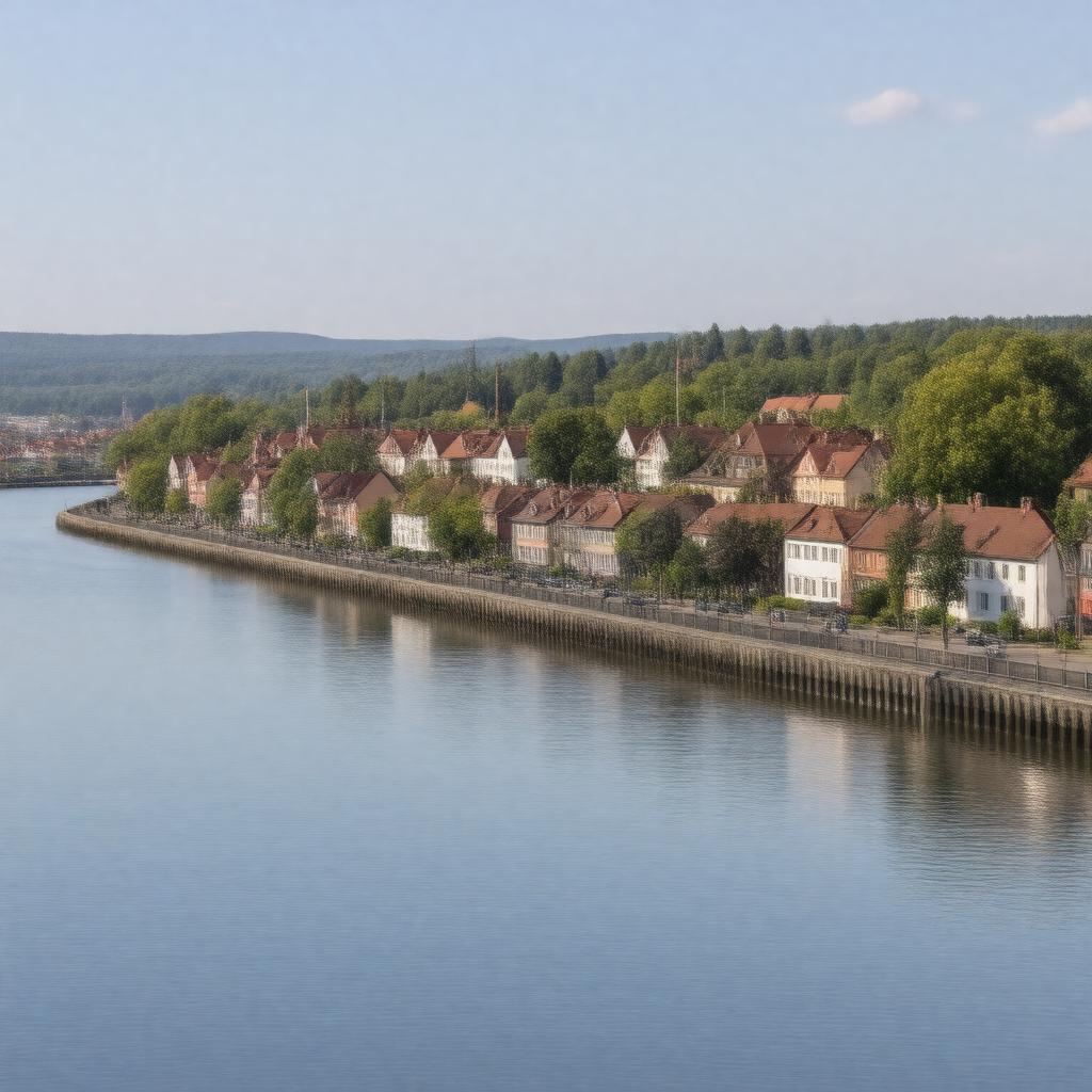 AI-created image of Södertälje