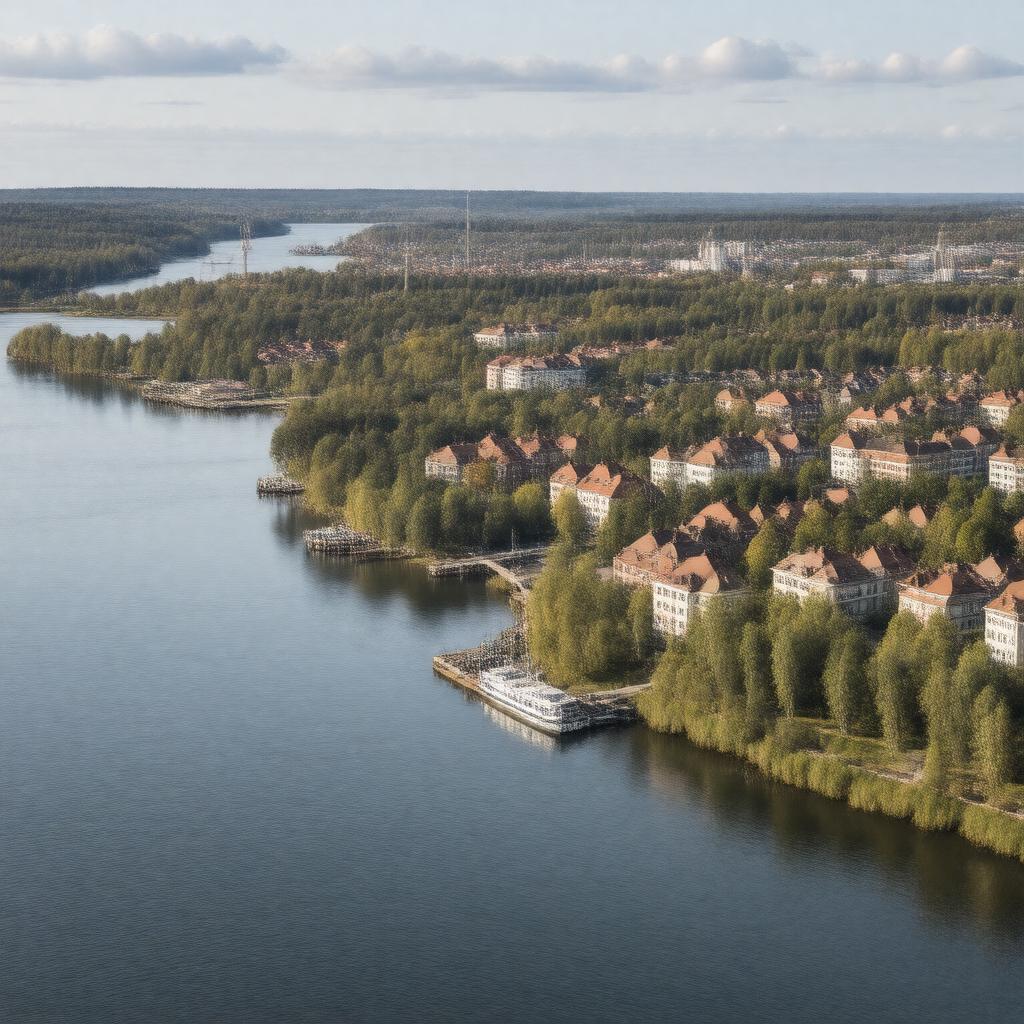 AI-created image of Södertälje Municipality