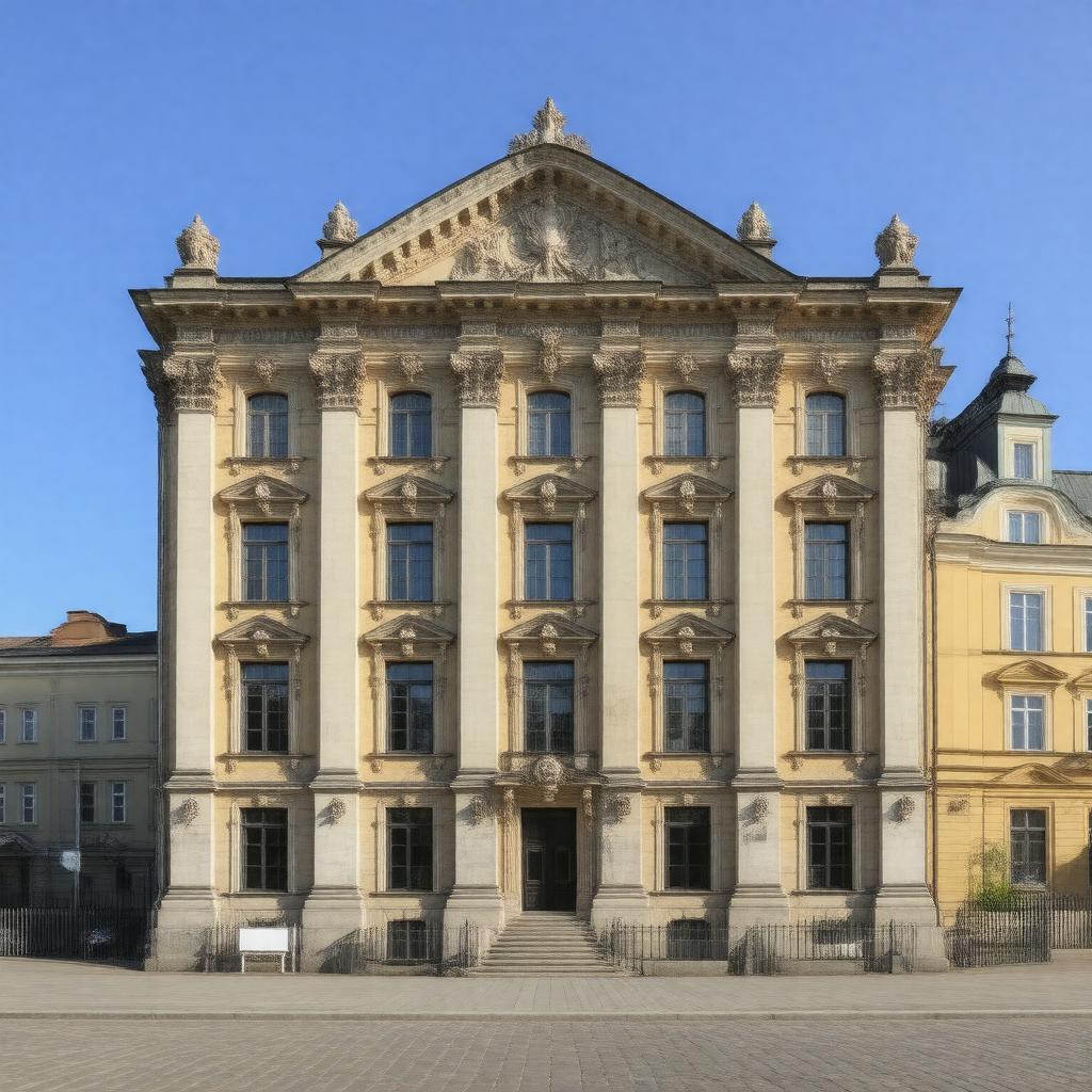 AI-created image of Södra Bankohuset