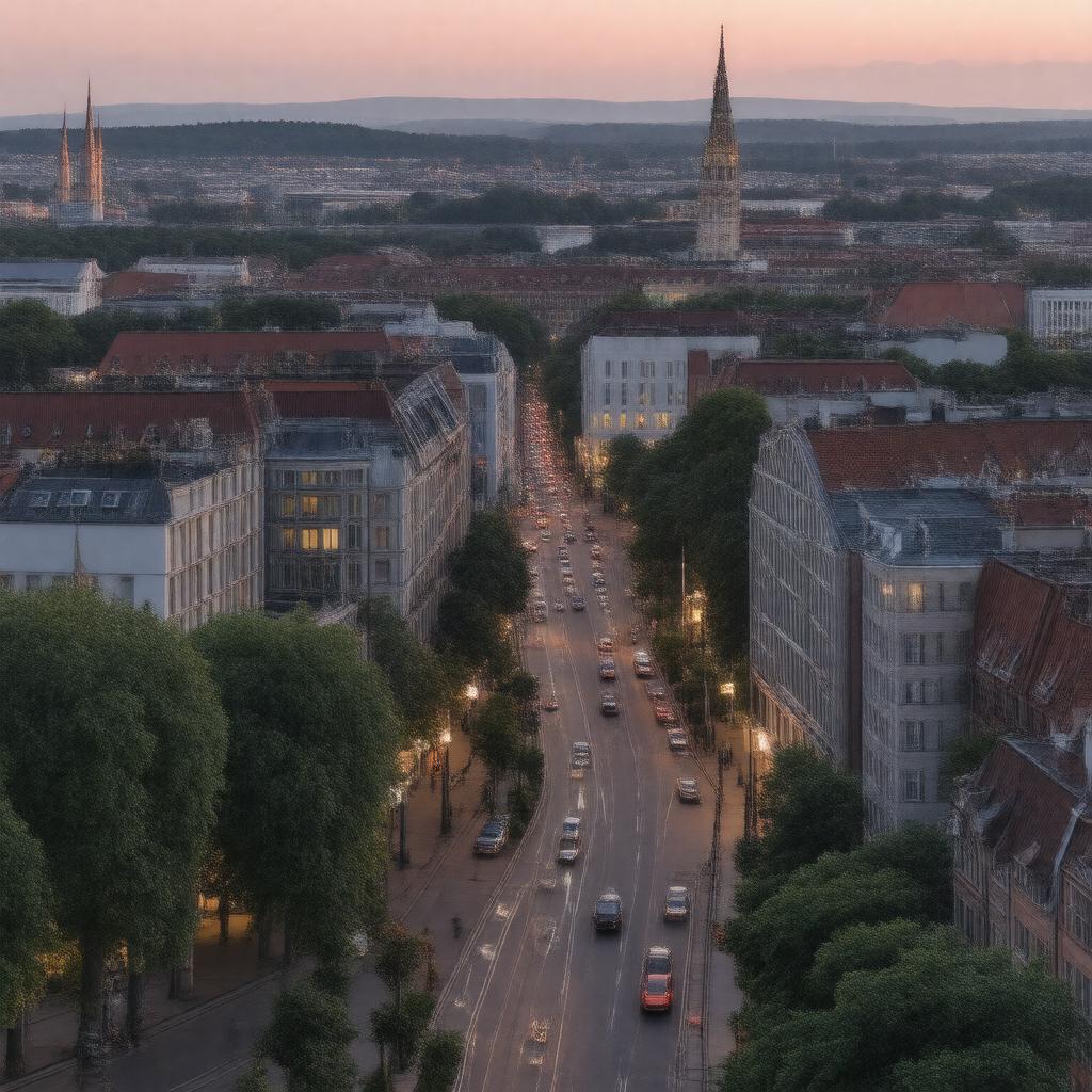 AI-created image of Südstadt