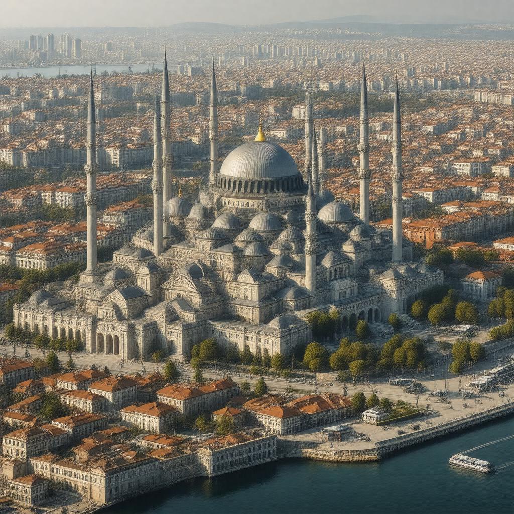 AI-created image of Süleymaniye Mosque