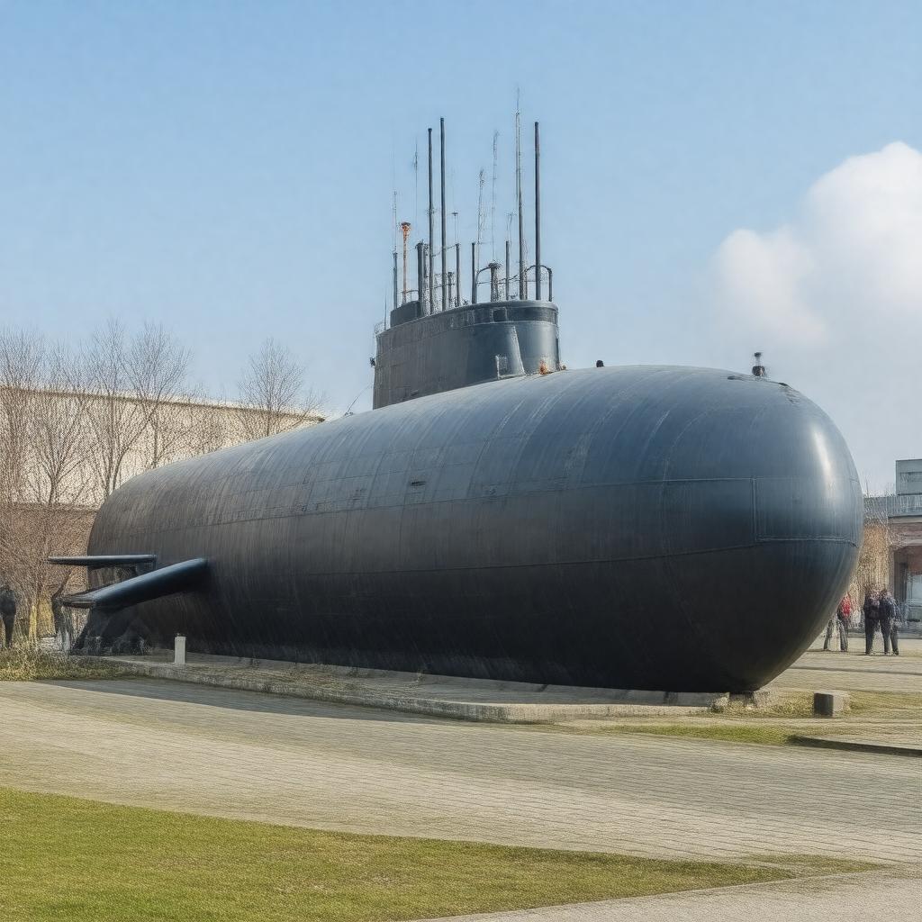 AI-created image of S-56 Submarine Museum