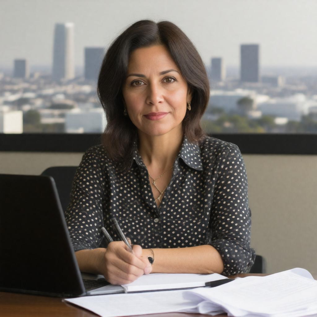 Click to view larger image AI-created image of S. Irene Virbila