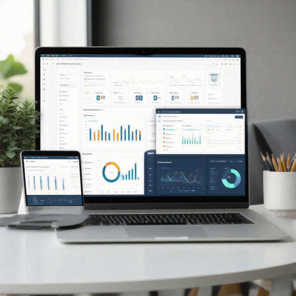 Click to view larger image AI-created image of SAS Visual Analytics