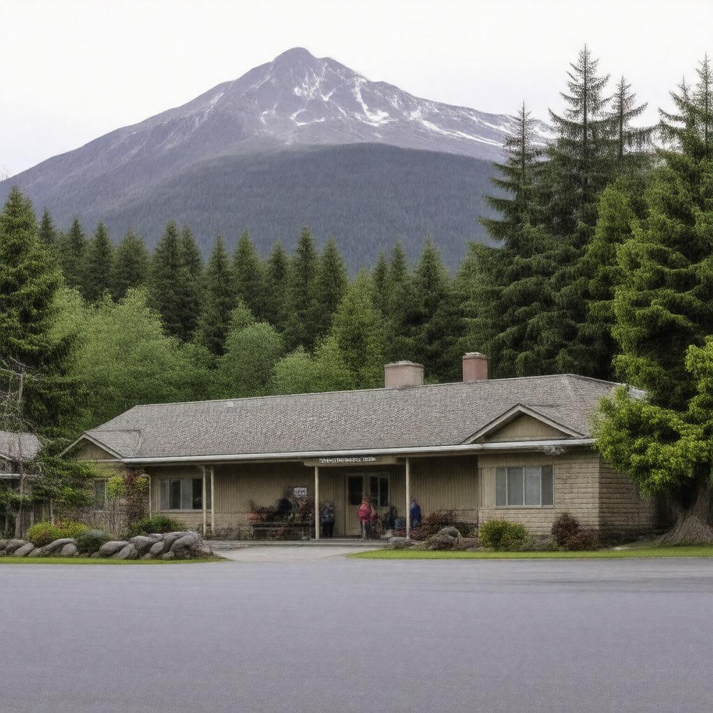 AI-created image of SEARHC Mt. Edgecumbe Medical Center