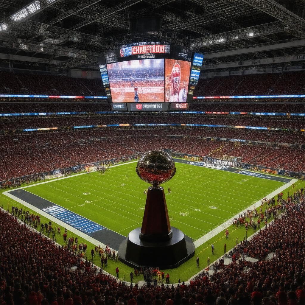 AI-created image of SEC Championship Game
