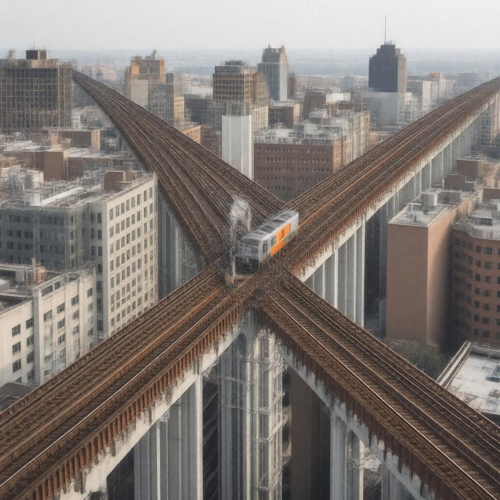 AI-created image of SEPTA Broad Street Line