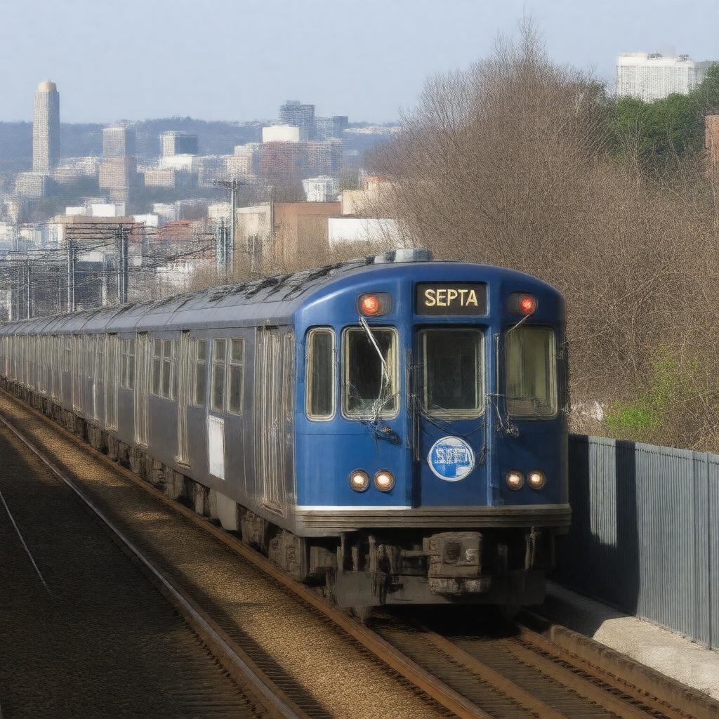 AI-created image of SEPTA Regional Rail
