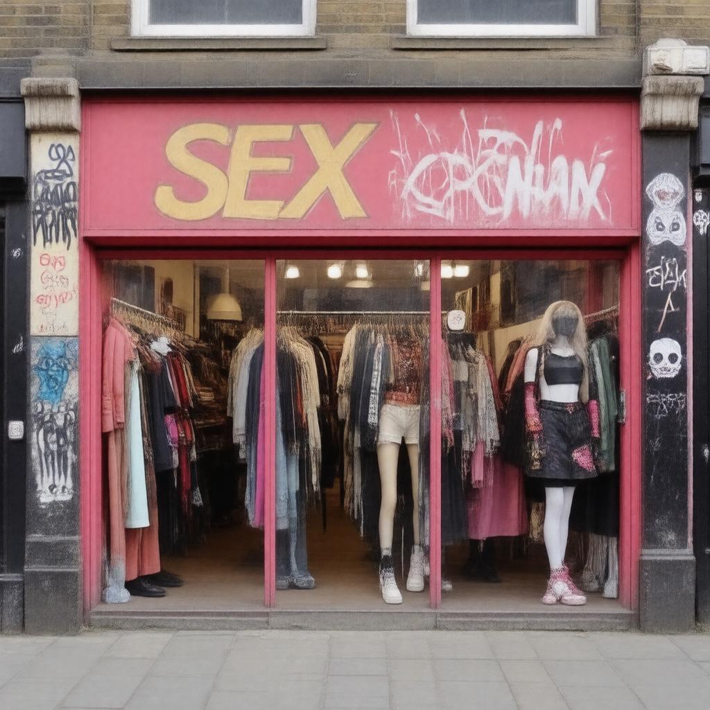 AI-created image of SEX (boutique)