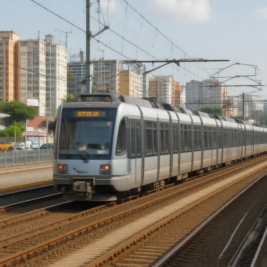 Click to view larger image AI-created image of SITEUR (light rail)