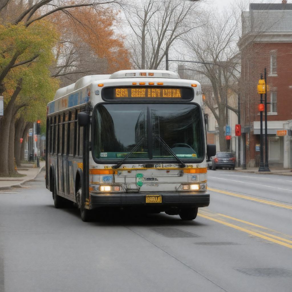 AI-created image of SRTA bus