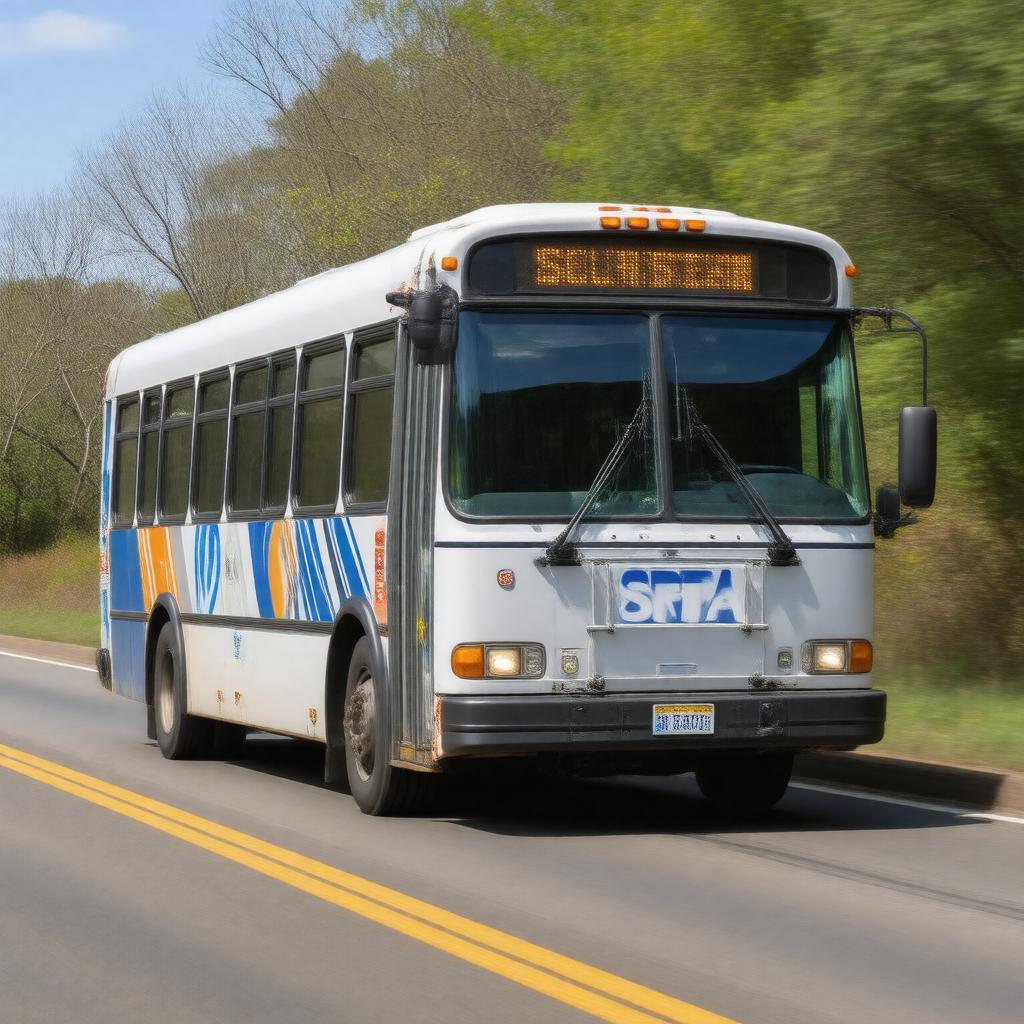 AI-created image of SRTA bus service