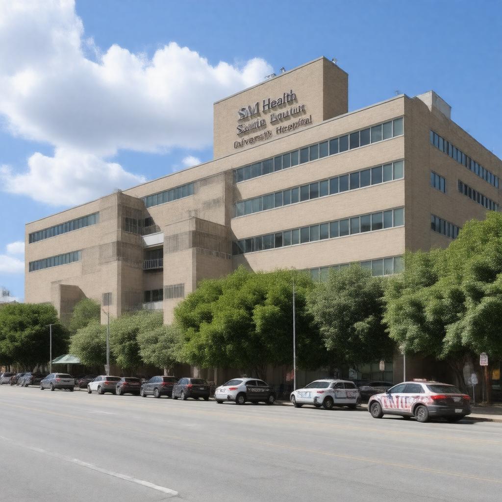 Click to view larger image AI-created image of SSM Health Saint Louis University Hospital
