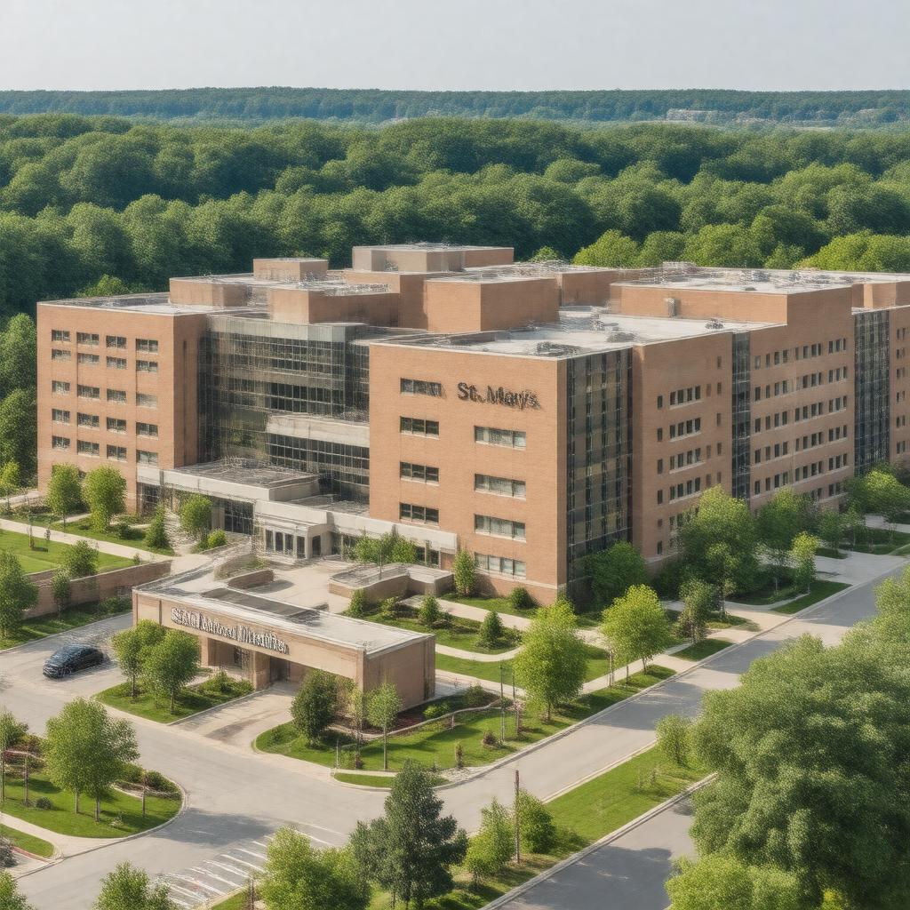 AI-created image of SSM Health St. Mary's Hospital