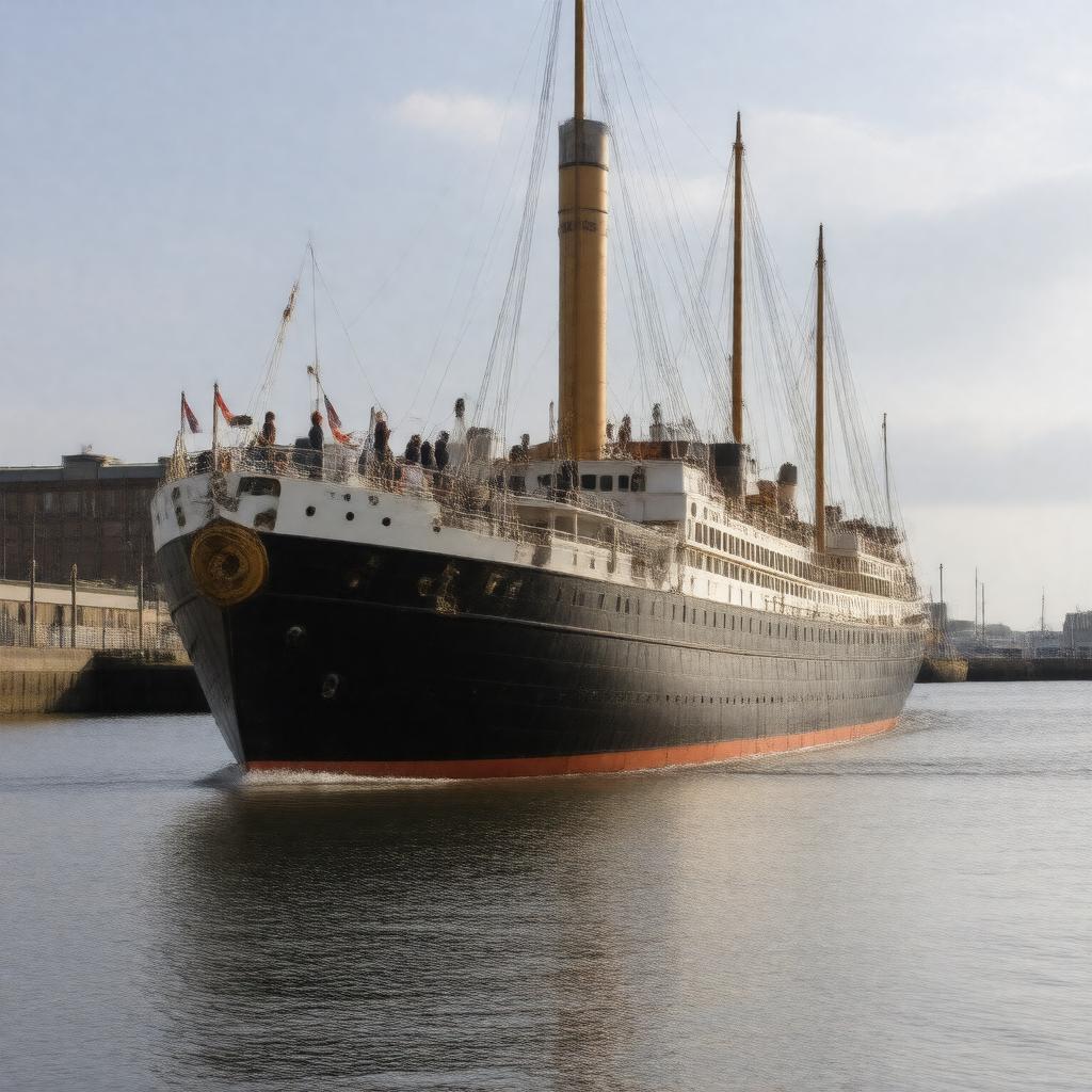 AI-created image of SS Great Britain