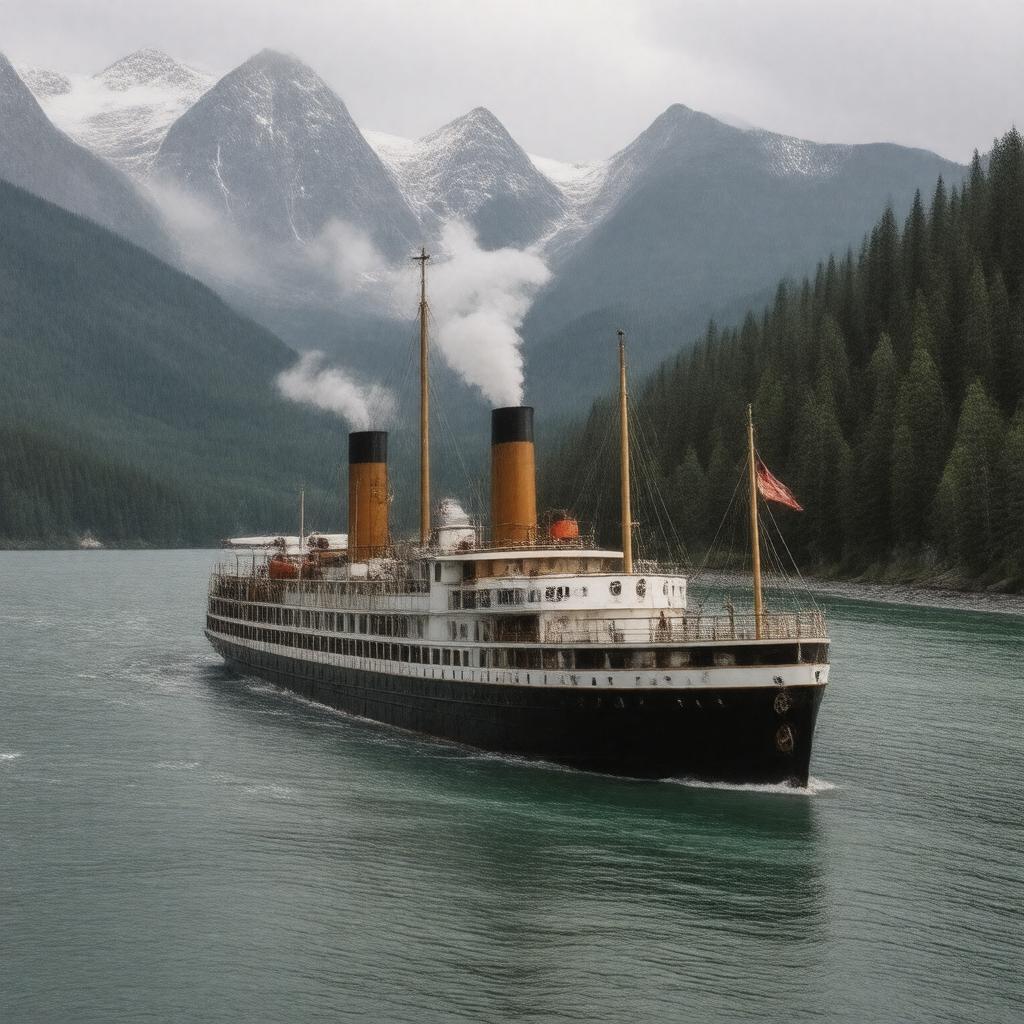 Click to view larger image AI-created image of SS Klondike