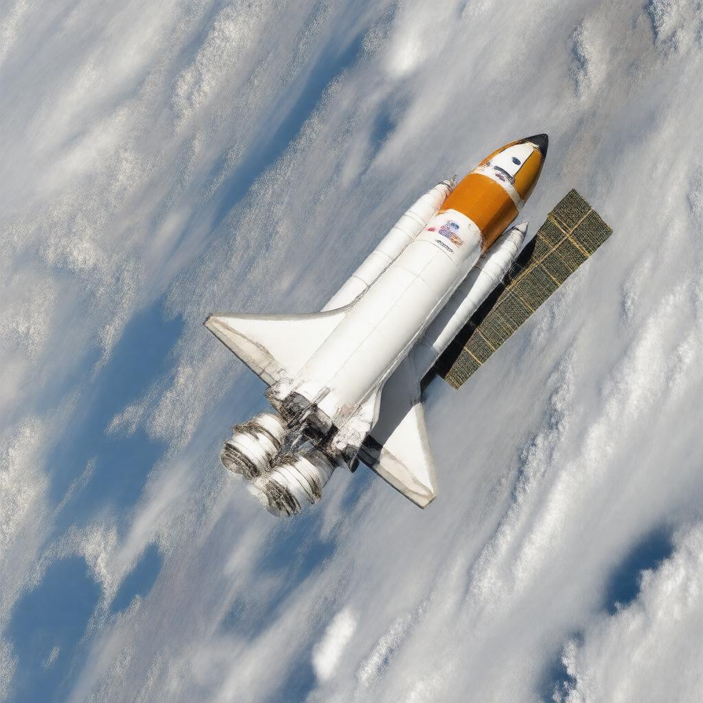 AI-created image of STS-133