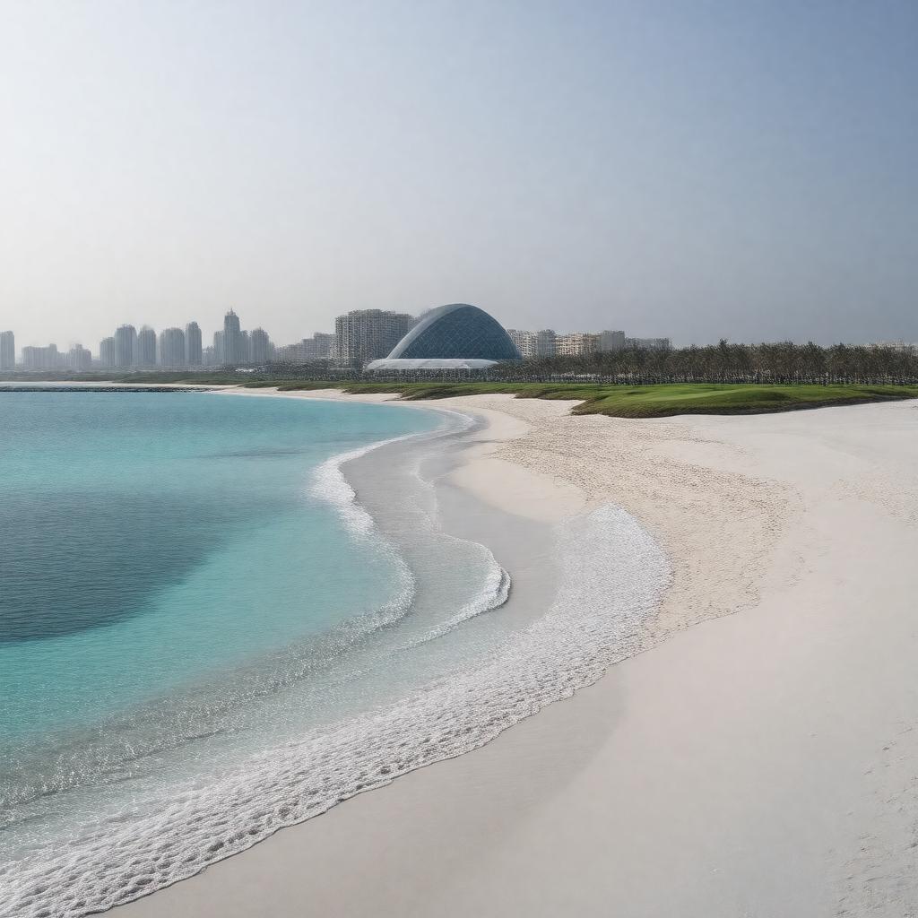 AI-created image of Saadiyat Island