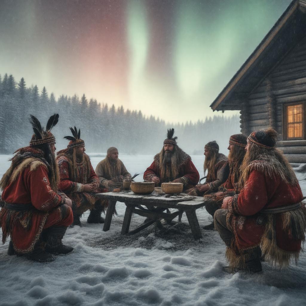 AI-created image of Saami Americans