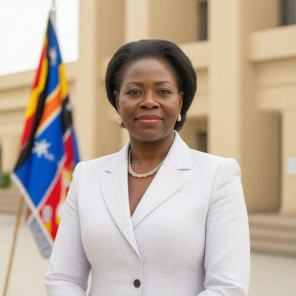 Click to view larger image AI-created image of Saara Kuugongelwa-Amadhila