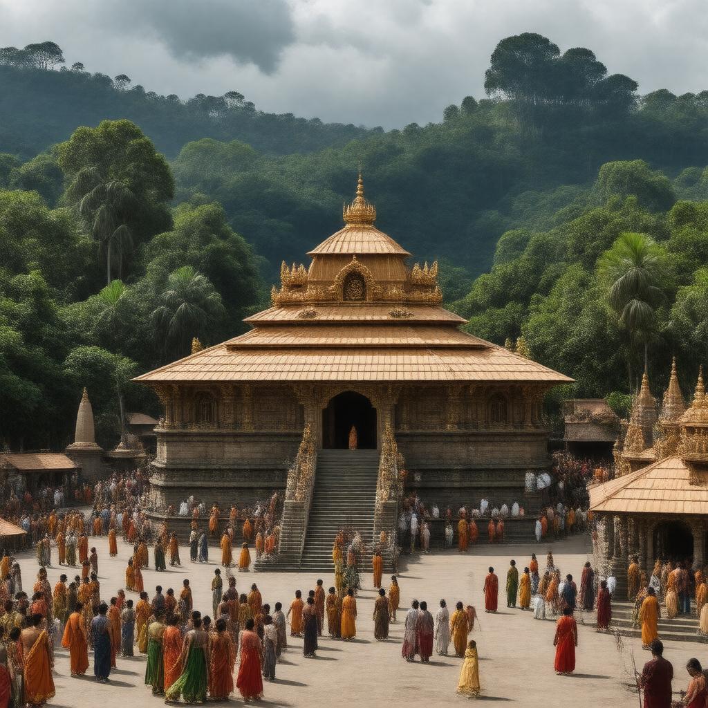 AI-created image of Sabarimala