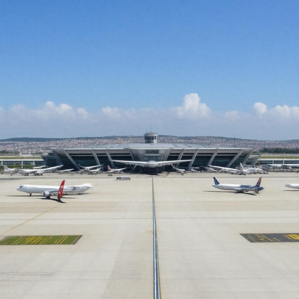 Click to view larger image AI-created image of Sabiha Gökçen International Airport