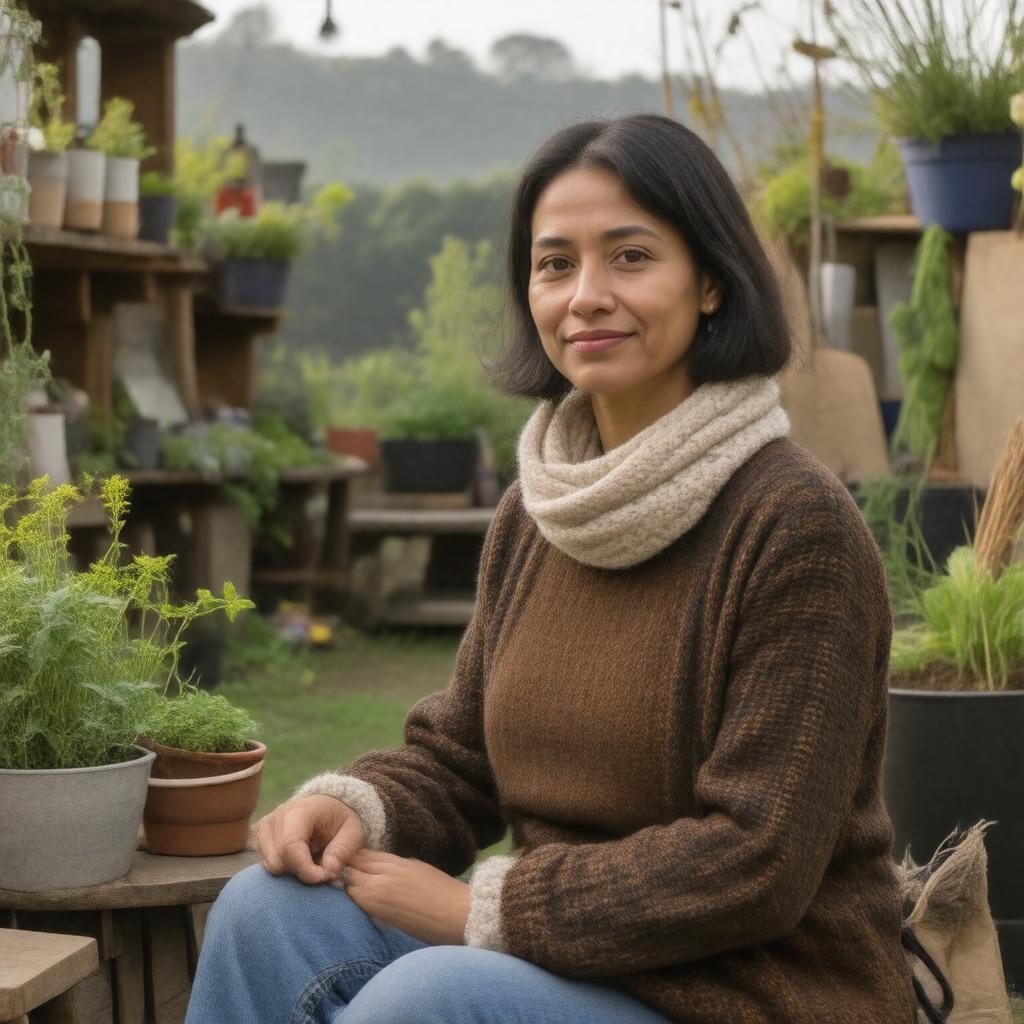 AI-created image of Sabiha Malik