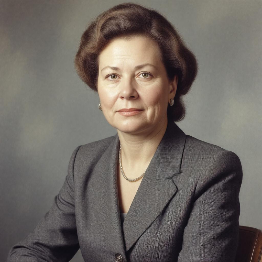 AI-created image of Sabine Bergmann-Pohl