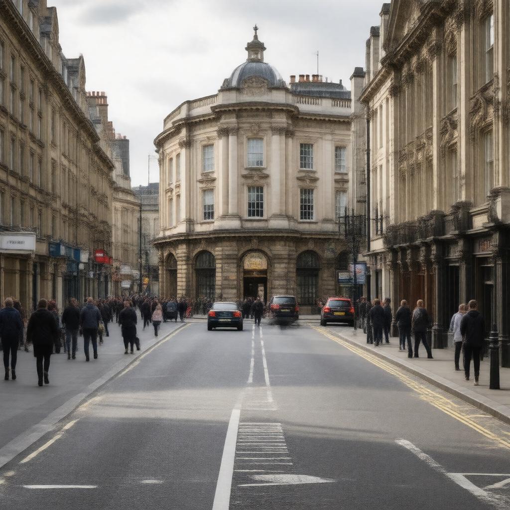 AI-created image of Sackville Street