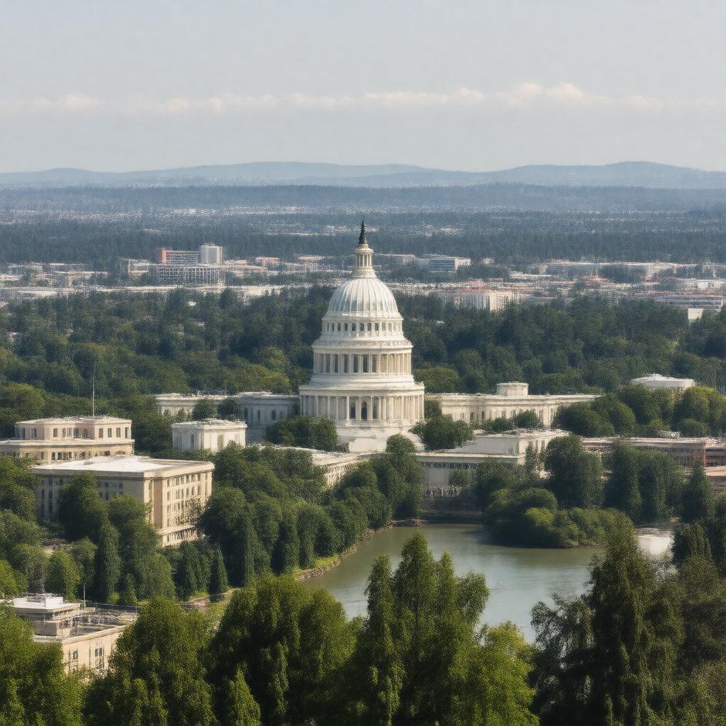 AI-created image of Sacramento, California