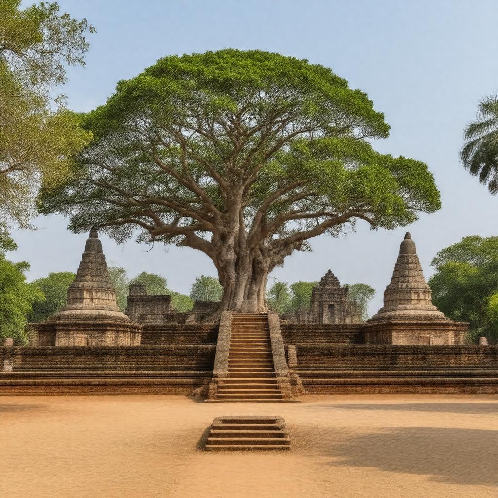AI-created image of Sacred City of Anuradhapura