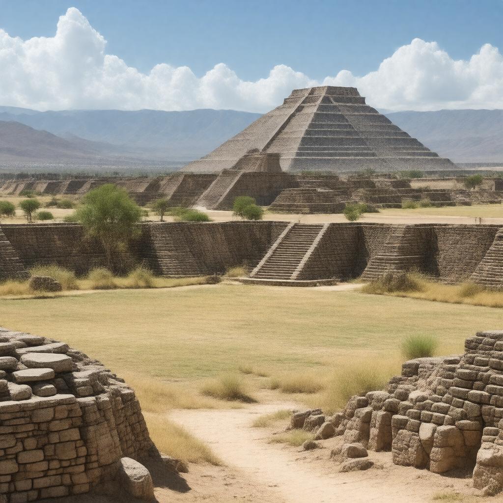 AI-created image of Sacred City of Caral-Supe